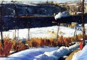 George Bellow Winter Afternoon at the Met