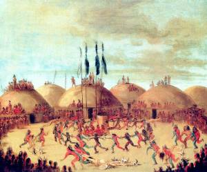 The-Last-Race-Mandan-O-kee-pa-Ceremony George Catlin