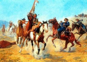 The-Silenced-War-Whoop - Charles Schreyvogel