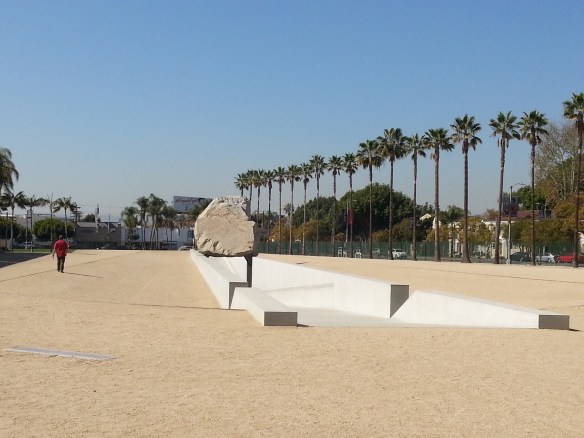 Levitated Mass by Michael Heizer